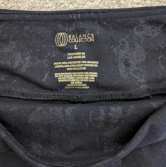 BALANCE Collection yoga leggings black women's size Large - Picture 3 of 6